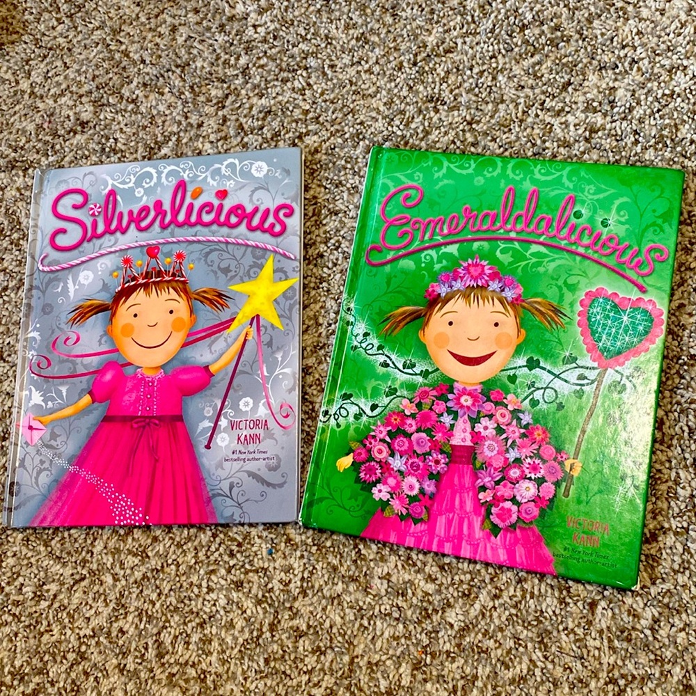 Reading books Pinkalicious
